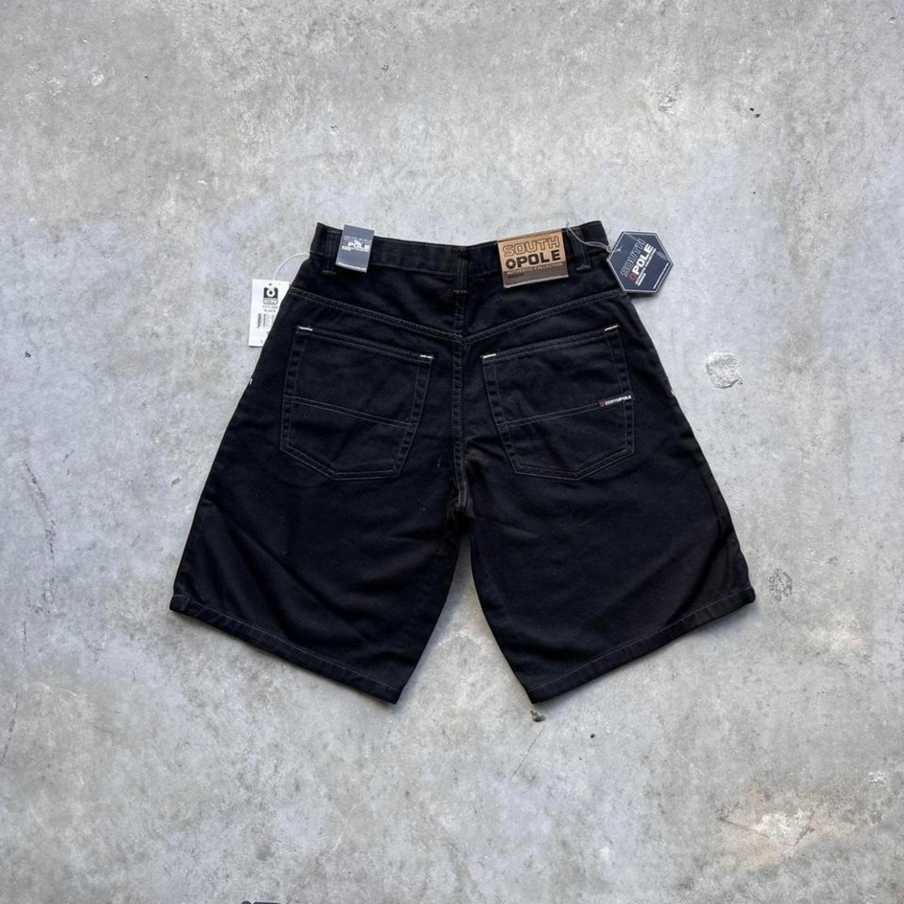 Brand‎ New Black Denim y2k South Pole Black Jorts